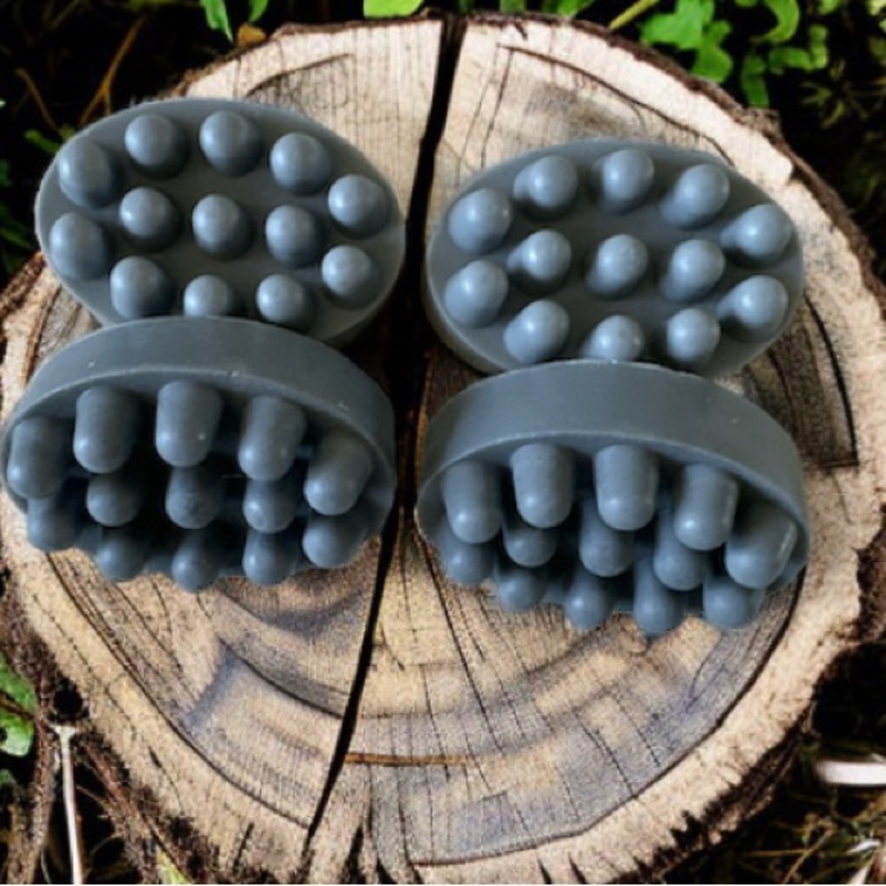 Hand Crafted Soap - Charcoal & Shea Butter Massage Bar